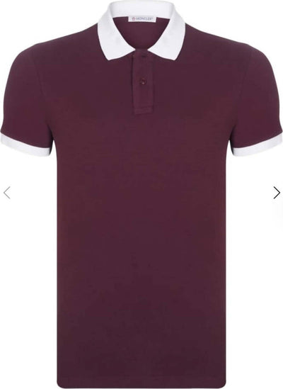 MONCLER Polo Classic Uomo 100% Cotone Manche Corte Polo Classica Slim Fit Ricamo con logo MONCLER Scritta sul Colletto polo moncler Euforia - Bronte, Commerciovirtuoso.it