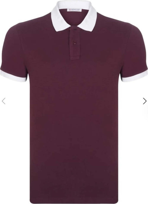 MONCLER Polo Classic Uomo 100% Cotone Manche Corte Polo Classica Slim Fit Ricamo con logo MONCLER Scritta sul Colletto polo moncler Euforia - Bronte, Commerciovirtuoso.it