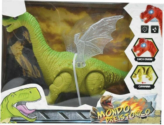 Mondo-Preistorico-Dinosauro-Con-Luci-E-Suoni-Cammina-Giocattolo-Gioco-Bambini
