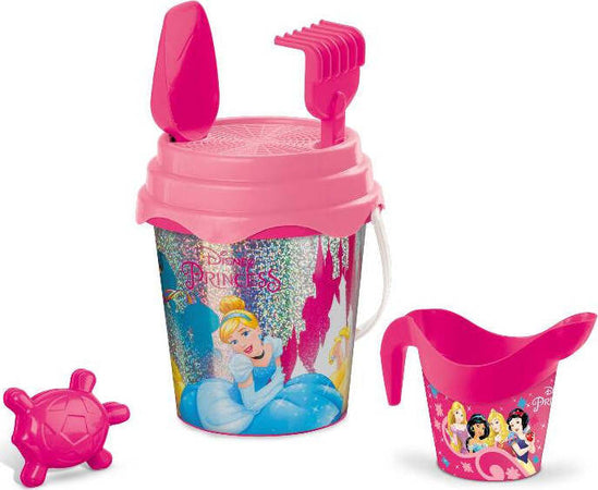 Mondo-Set-Mare-Princess-Glitter-Secchiello-+-Annaffiatoio