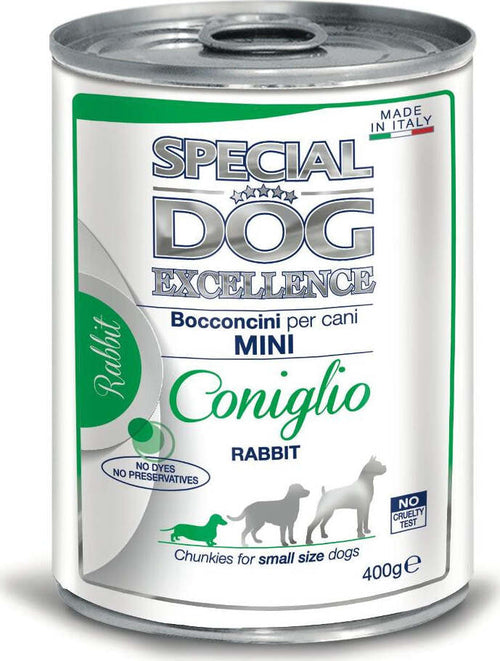 Monge Bocconcini Mini Special Dog Excellence coniglio Lattina 400 gr Prodotti per animali domestici/Cani/Cibo/Umido Scontolo.net - Potenza, Commerciovirtuoso.it