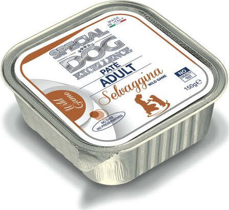 MONGE-Patè-cane-SPECIAL-DOG-EXCELLENCE-selvaggina-Vaschetta-150-gr