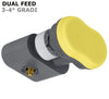 Kit Decoder EDISION PICCO S2 PRO Multistream con Parabola 80 CM ed LNB Monoblocco Single 3 4 gradi per la ricezione in chiaro dei canali digitale terrestre via satellite