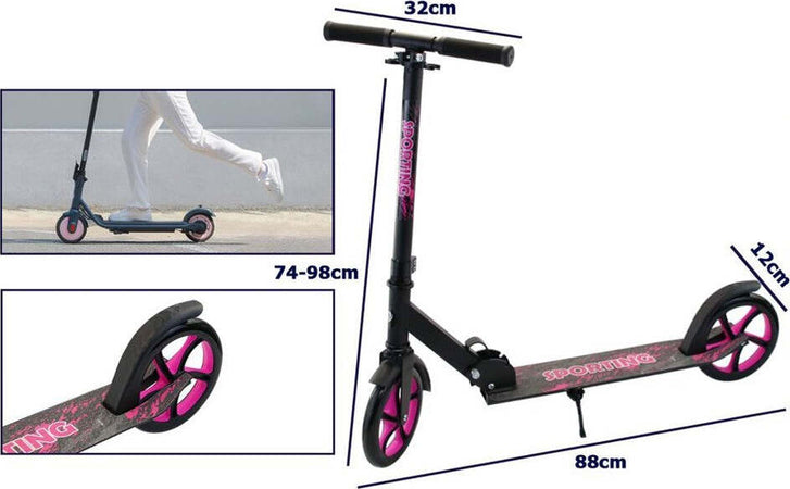 Monopattino 2 Ruote Altezza Regolabile Veloce Leggero Versatile Adulti Ragazzi Sport e tempo libero/Sport/Mobilità urbana/Monopattini e attrezzature/Monopattini/Monopattini a spinta Trade Shop italia - Napoli, Commerciovirtuoso.it