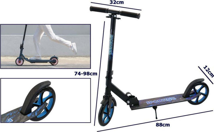 Monopattino 2 Ruote Altezza Regolabile Veloce Leggero Versatile Adulti Ragazzi Sport e tempo libero/Sport/Mobilità urbana/Monopattini e attrezzature/Monopattini/Monopattini a spinta Trade Shop italia - Napoli, Commerciovirtuoso.it