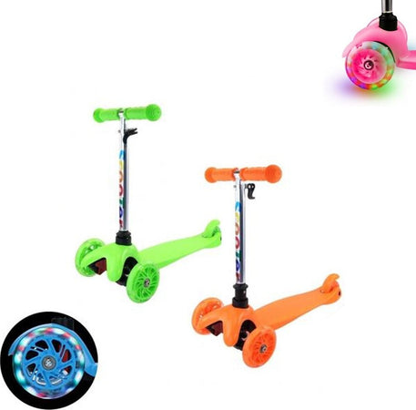 Monopattino 3 Ruote Per Bambino/bambina Altezza Regolabile Con Luci Led E Freno Giochi e giocattoli/Sport e giochi all'aperto/Biciclette e tricicli/Monopattini Trade Shop italia - Napoli, Commerciovirtuoso.it
