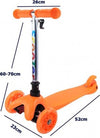 Monopattino 3 Ruote Per Bambino/bambina Altezza Regolabile Con Luci Led E Freno Giochi e giocattoli/Sport e giochi all'aperto/Biciclette e tricicli/Monopattini Trade Shop italia - Napoli, Commerciovirtuoso.it