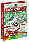 Monopoly HASBRO da viaggio versione Travel Gioco da tavolo Monopoli da portare in giro Gioca ovunque
