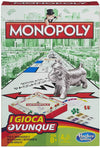 Monopoly HASBRO da viaggio versione Travel Gioco da tavolo Monopoli da portare in giro Gioca ovunque