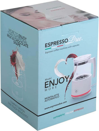 Montalatte Automatico in Vetro Temperato schiuma il latte a caldo e freddo Ita