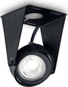 Montature-Faretto-Orient-Moderno-Channel-Metallo-Nero-Led-7W-3000K-D8Cm