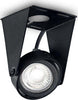 Montature-Faretto-Orient-Moderno-Channel-Metallo-Nero-Led-7W-3000K-D8Cm