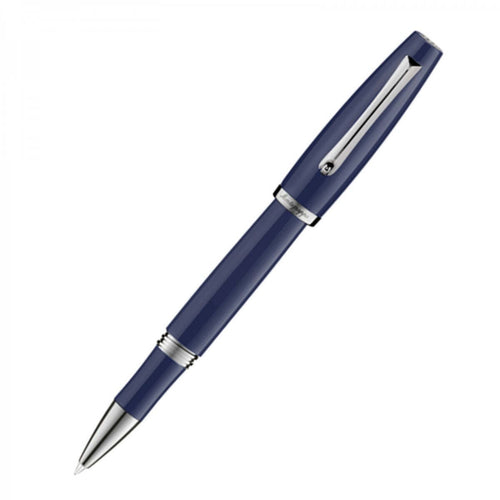 MONTEGRAPPA Penna roller Manager blue navy minuterie acciaio ISMANRIB_3