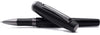 MONTEGRAPPA Penna roller Manager nera minuterie PVD rutenio ISMANRLC