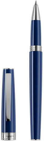 MONTEGRAPPA Penna roller Armonia blu navy minuterie acciaio ISA1RRAB