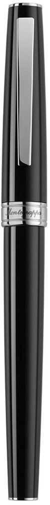 MONTEGRAPPA Penna roller Armonia nera minuterie acciaio ISA1RRAC