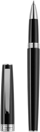 MONTEGRAPPA Penna roller Armonia nera minuterie acciaio ISA1RRAC