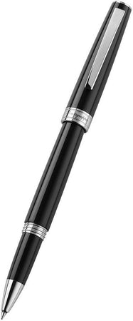 MONTEGRAPPA Penna roller Armonia nera minuterie acciaio ISA1RRAC