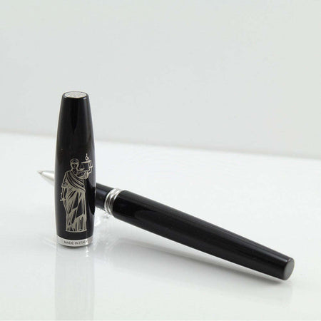 MONTEGRAPPA penna roller Manager IUSTITIA dura lex sed lex simbolo Giustizia
