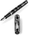 Montegrappa Penna Stilografica Brenta Nera Sfaccettata Stile Vintage Isrbt3ic