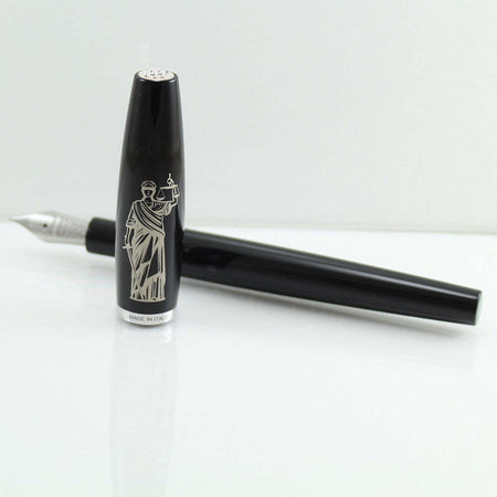 MONTEGRAPPA penna stilografica Manager IUSTITIA dura lex sed lex simbolo Giustizia
