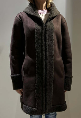 Montone marrone ww18200 Moda/Donna/Abbigliamento/Giacche e cappotti/Cappotti Kanal 32 - Santa Maria di Licodia, Commerciovirtuoso.it