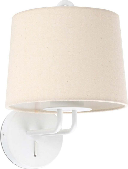 MONTREAL Lampada da parete bianca/beige Illuminazione/Illuminazione per interni/Illuminazioni per pareti/Applique Led Mall Home - Napoli, Commerciovirtuoso.it