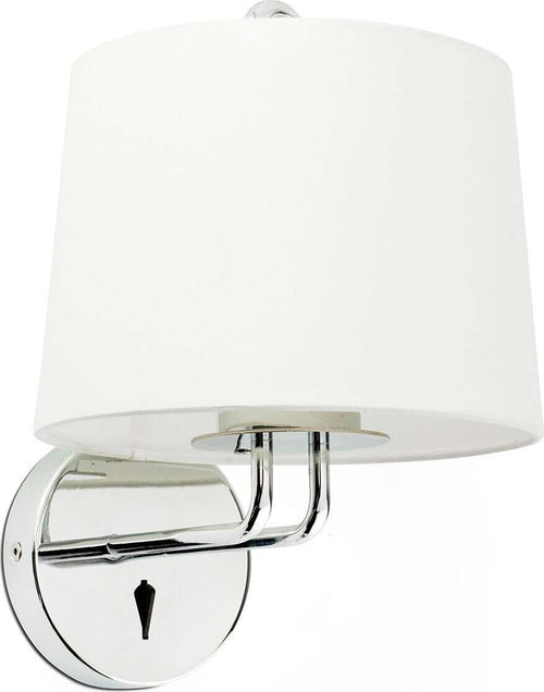 MONTREAL Lampada da parete chrome/bianca Illuminazione/Illuminazione per interni/Illuminazioni per pareti/Applique Led Mall Home - Napoli, Commerciovirtuoso.it