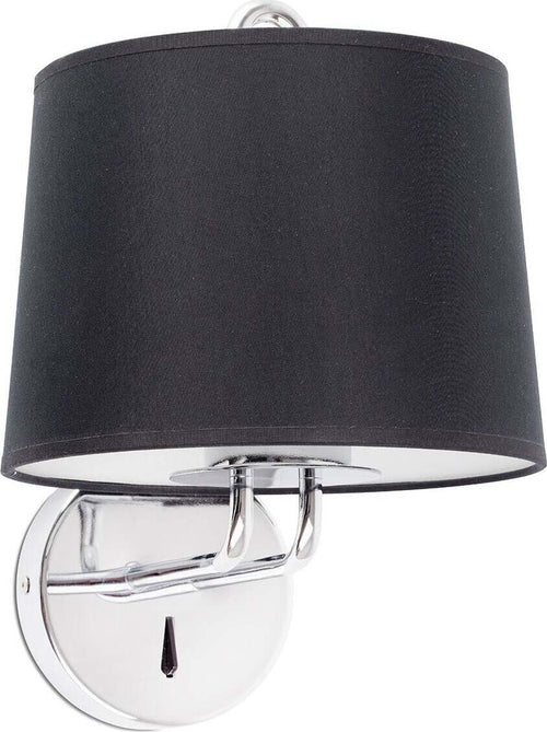 MONTREAL Lampada da parete chrome/nera Illuminazione/Illuminazione per interni/Illuminazioni per pareti/Applique Led Mall Home - Napoli, Commerciovirtuoso.it
