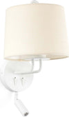 MONTREAL Lampada da parete con lettore bianca/beige Illuminazione/Illuminazione per interni/Illuminazioni per pareti/Applique Led Mall Home - Napoli, Commerciovirtuoso.it