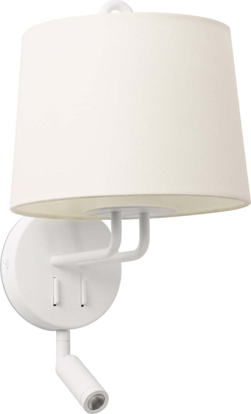 MONTREAL Lampada da parete con lettore bianca/bianca Illuminazione/Illuminazione per interni/Illuminazioni per pareti/Applique Led Mall Home - Napoli, Commerciovirtuoso.it