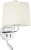 MONTREAL Lampada da parete con lettore chrome/beige Illuminazione/Illuminazione per interni/Illuminazioni per pareti/Applique Led Mall Home - Napoli, Commerciovirtuoso.it