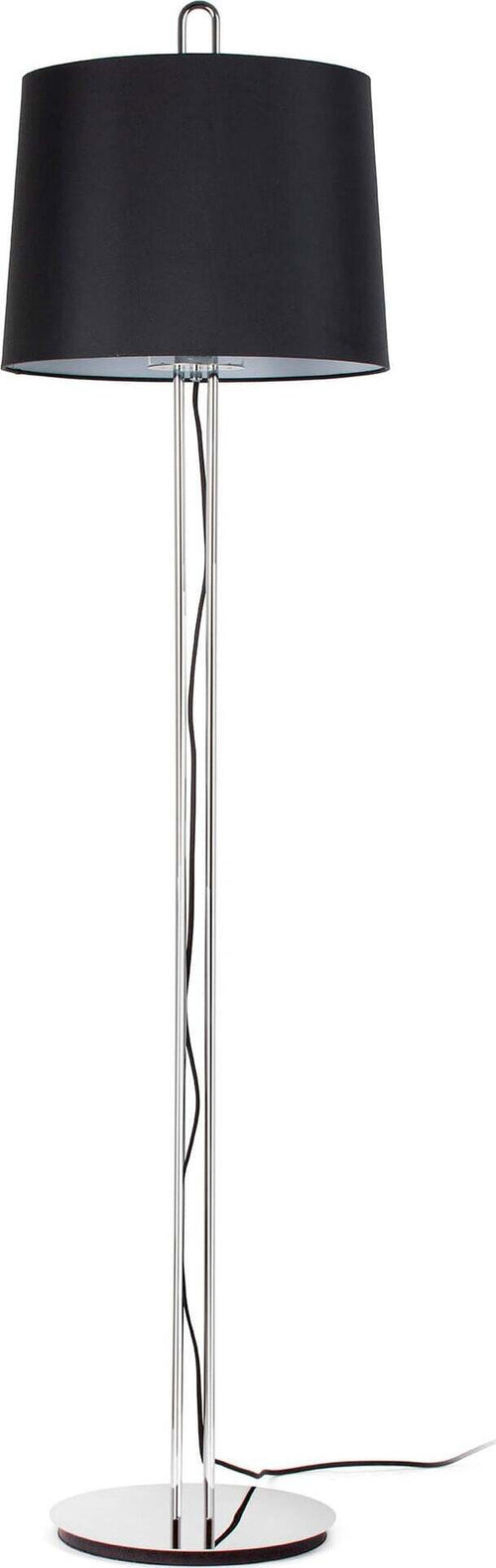 MONTREAL Lampada da terra chrome/nera Illuminazione/Illuminazione per interni/Lampade/Lampade da terra Led Mall Home - Napoli, Commerciovirtuoso.it