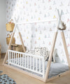Sponda Letto Childhome Legno Bianco
