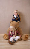 Orso Peluche Seduto Childhome Teddy Beige 60X60X76 CM