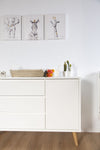 Quadro Childhome Dipinto a Olio Giraffa + Olio