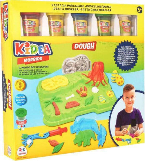 Morbido Dinosauro 5X85Gr Vasetti con Acc. Il Mondo Pasta da Modellare, Multicolore KIDEA Globo Giochi e giocattoli/Attività creative/Argilla e pasta modellabile Scontolo.net - Potenza, Commerciovirtuoso.it