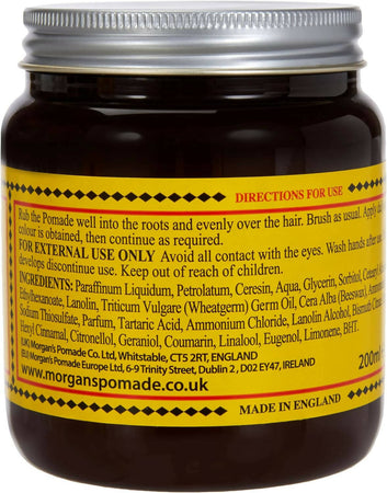 Morgan's Pomade Gradually Darkens Grey Hair 50 G  Soluzione Per Capelli Grigi E Invecchiati