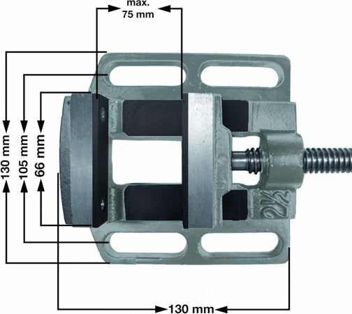 MORSA 75 MM A GANASCE PER TRAPANO A COLONNA MORSA PER TRAPANO COLONNA 75 MM Fai da te/Utensili elettrici e a mano/Accessori per utensili elettrici/Accessori per trapani/Morse a pressione per trapani Trade Shop italia - Napoli, Commerciovirtuoso.it