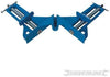 Morsa angolare in acciaio 75mm Capacita' 13 mm 2 viti serraggio Silverline