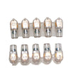 Morsetti Unipolari Morsettiera Terminali 2 Stecche Da 5 Pezzi Sezione 2.5mm² 83312