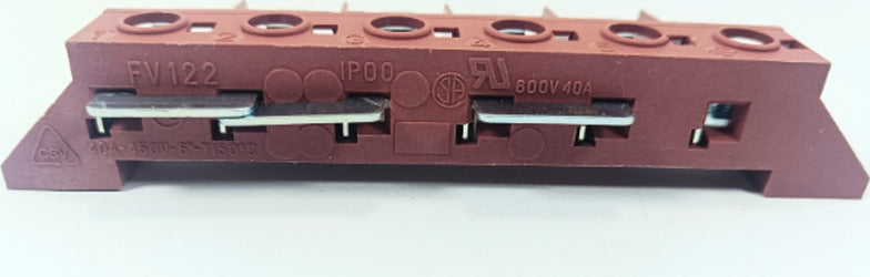 Morsettiera per collegamenti elettrici forno 6 faston per alte temperature Fai da te/Materiale elettrico/Cablaggio di superficie/Morsettiere Rossi Ricambi - Venetico Marina, Commerciovirtuoso.it