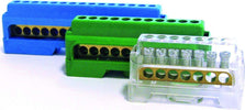 Morsettiere di ripartizione unipolari, per collegamento cavi elettrici Fai da te/Materiale elettrico/Cablaggio di superficie/Morsettiere La Zappa - Altamura, Commerciovirtuoso.it