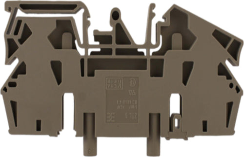 Morsetto-sezionatore-di-prova-con-presa-ampere-beige-6MMQ-1piano-2conduttori-Weidmuller