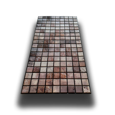 Pannelli 3D Rivestimento a parete in PVC effetto MOSAICO PIETRA 96x48cm Realistici, isolanti, idrorepellenti.