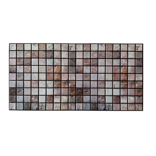 Pannelli 3D Rivestimento a parete in PVC effetto MOSAICO PIETRA 96x48cm Realistici, isolanti, idrorepellenti.