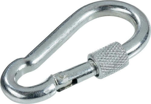 MOSCHETTONE CON CHIUSURA ACCIAIO AGGANCIO DI SICUREZZA CON GHIERA A VITE 100 mm Fai da te/Ferramenta/Chiodi viti ed elementi di fissaggio/Fibbie/Moschettoni a scatto Trade Shop italia - Napoli, Commerciovirtuoso.it