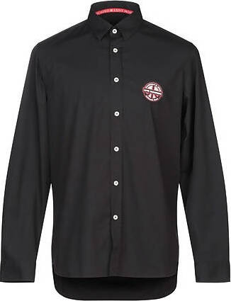 Moschino Camicia Uomo Nera Classica 100% Cotone Camicia Logo Love Moschino Tinta Unita Colletto Classico Maniche Lunghe Nero Moda/Uomo/Abbigliamento/T-shirt polo e camicie/Camicie classiche Euforia - Bronte, Commerciovirtuoso.it