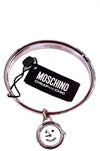 Moschino Orologio Donna su Bracciale Rigido in Acciaio Argentato Cheap and Chic Braccialetto Orologi per Lei