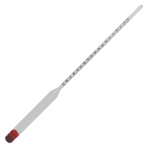 Mostimetro di Bobo per vino, con scala baumè calcolo grado zuccherino alcool da produrre h 16 cm